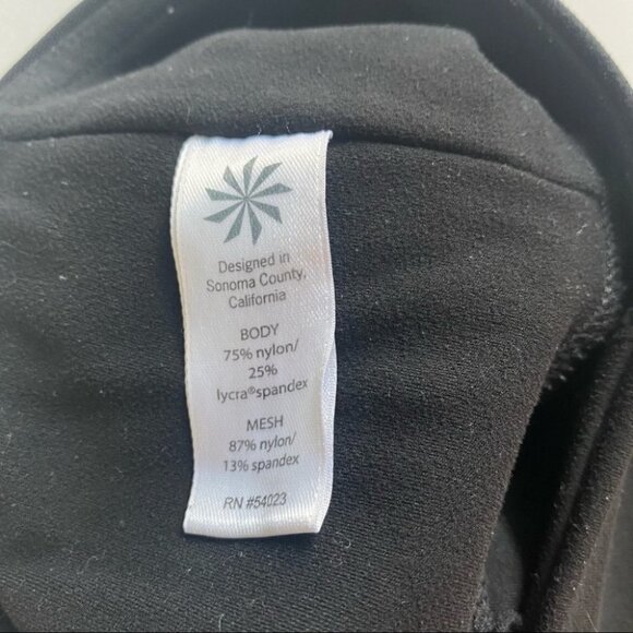 Athleta| High Rise Peekaboo‎ 7/8 Tight in Black, Legging #869241 - Picture 10 of 13